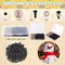 400-Piece 9mm Black Plastic Safety Eyes with Washers – Perfect for Amigurumi, Crochet Dolls, Plush Toys & DIY Crafts